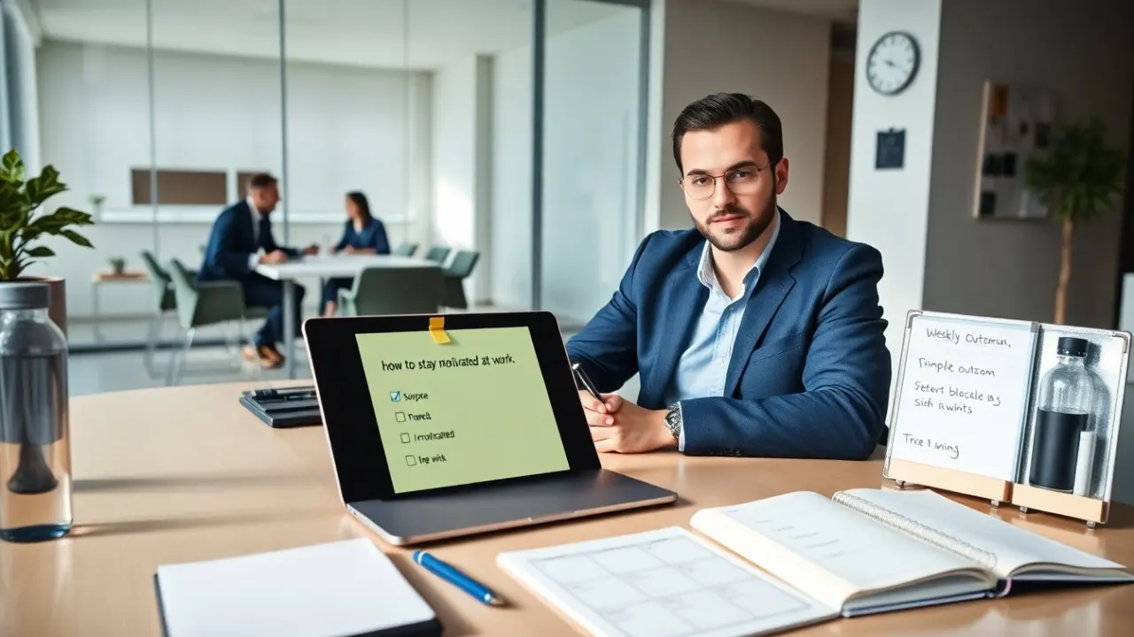 How to Stay Motivated at Work: 7 Practical Strategies to Boost Focus and Energy in 2026